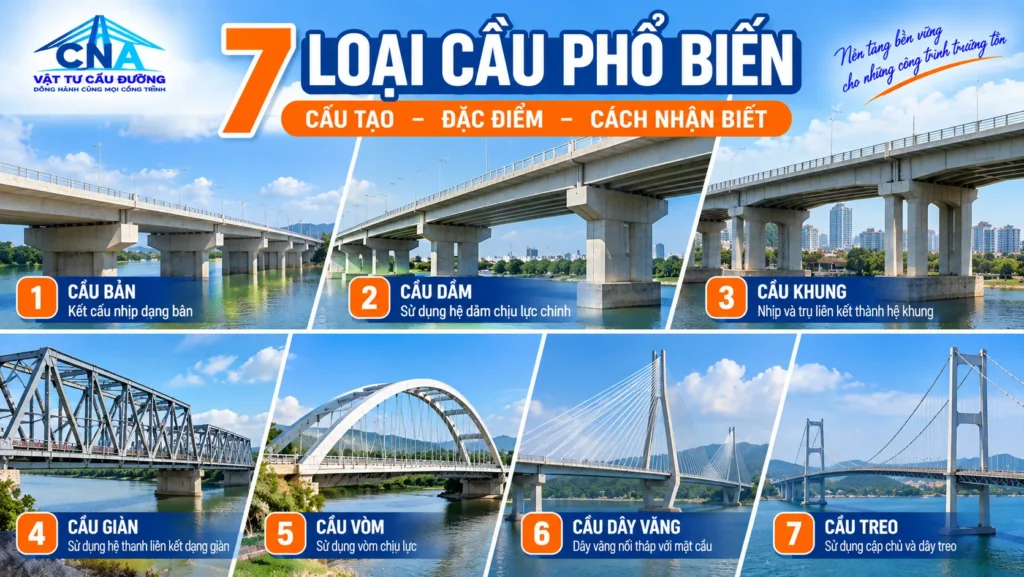 Các loại cầu phổ biến