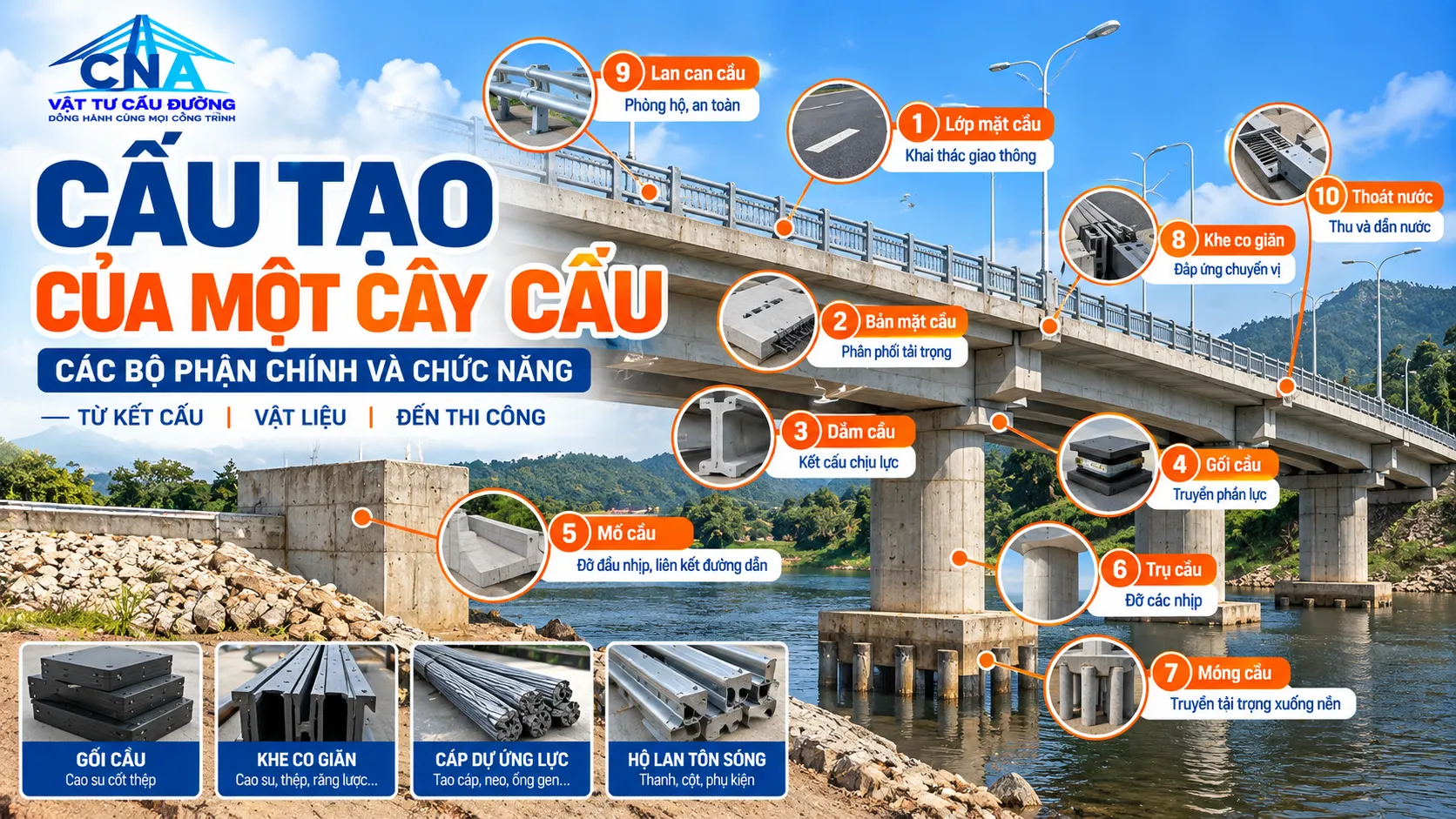 Cấu tạo của một cây cầu