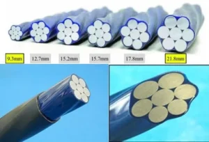 Cáp dự ứng lực bọc pe điền đầy