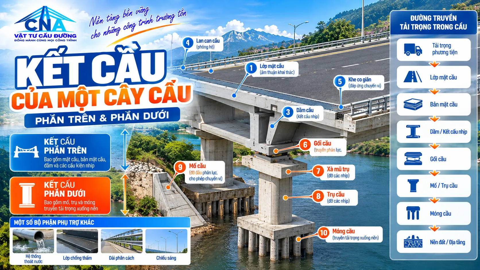 Kết cấu của một cây cầu