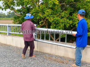 Lan can cầu mạ kẽm nhúng nóng