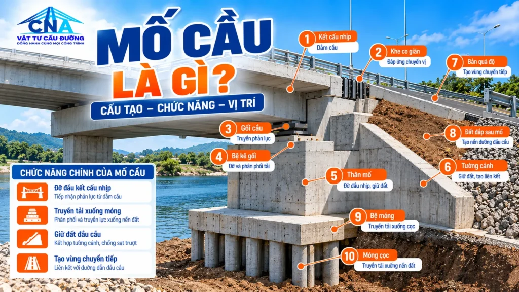Mố cầu là gì