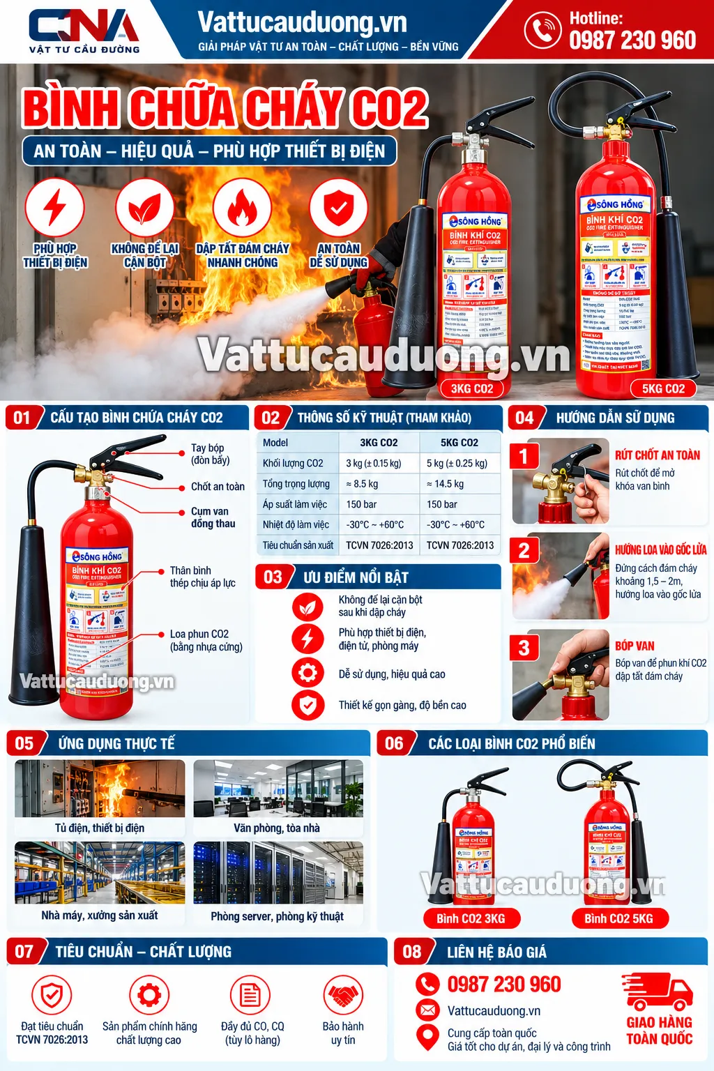 Bình Chữa Cháy CO2
